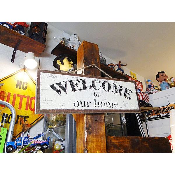 ウェルカム　アンティークボード（ホワイト） アメリカ雑貨 アメリカン雑貨 |  | 04