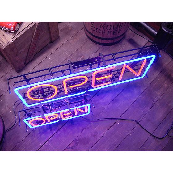 【即納】【在庫あり】　オープン　ネオン管　（Lサイズ）　■　【6ヶ月保証付き】　■　アメリカ雑貨 アメリカン雑貨　お店　店舗 |  | 03