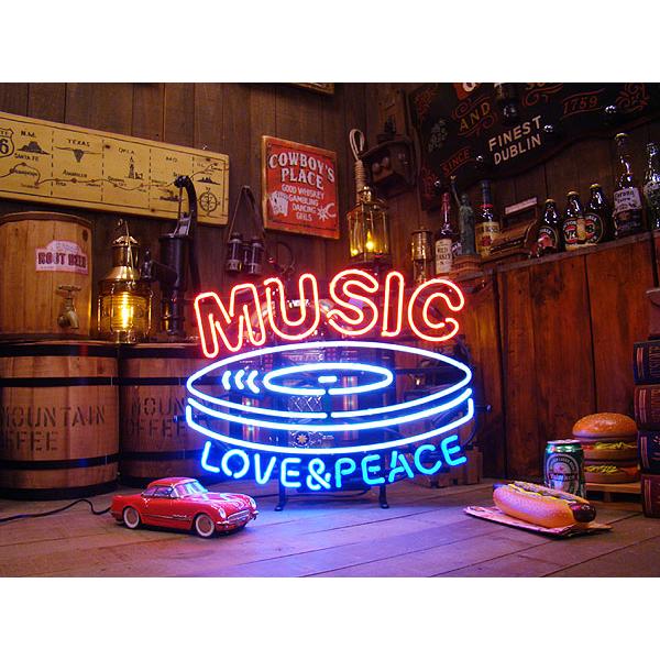 アメリカン レトロ 【即納】【在庫あり】 ラブ＆ピース ネオン管