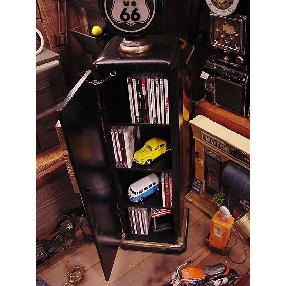 アメリカン レトロ ルート66 ガスポンプCDタワー アメリカ雑貨 アメリカン レトロ ルート66 ガスポンプCDタワー アメリカ雑貨