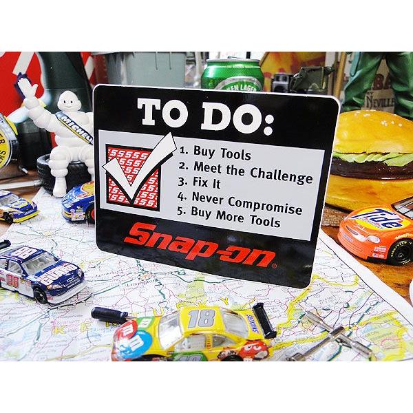 スナップオン ステッカー （TO DO） □ アメリカン雑貨 アメリカ雑貨
