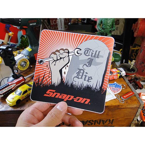 スナップオン ステッカー （ゾンビ） □ アメリカン雑貨 アメリカ雑貨