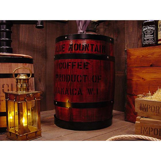 アメリカンカントリー傘立て ☆稀少な絶盤品☆【即納】【在庫あり】 コーヒー木樽 傘立て （茶