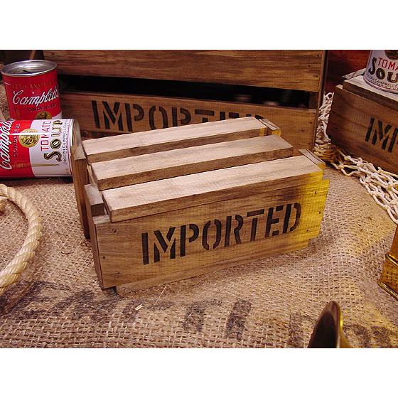 アメリカン レトロ ☆稀少な絶盤品☆ スカシBOX Sサイズ アメリカ雑貨