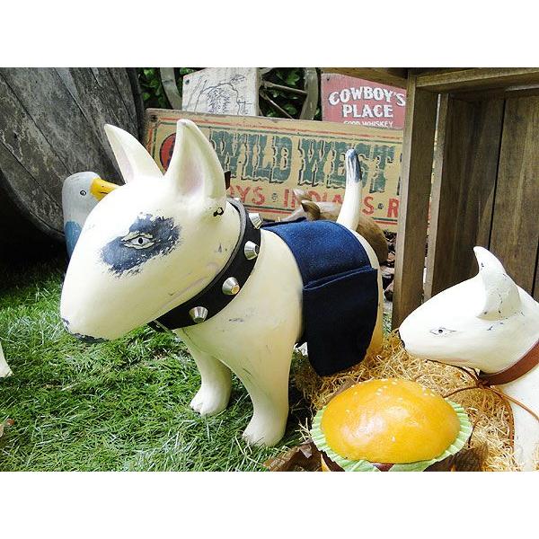 ブルテリア ウッドオブジェ （パパブルテリア） アメリカン雑貨