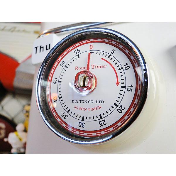 ダルトン　キッチンタイマー　（背面マグネット仕様）　アイボリー　■　アメリカン雑貨　アメリカ雑貨　DULTON | DULTON | 01