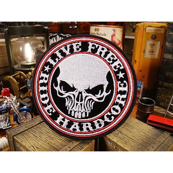 アメリカンバイカーズワッペン （Reflective Stencil Skull） アメリカ