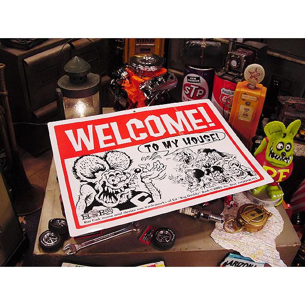 RAT FINK ラットフィンク ウェルカムプレート アメリカ雑貨