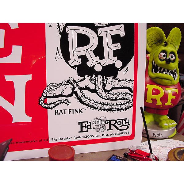 廃盤品 ミラーサイン RAT FINK アメリカ アメコミ シークレットベース