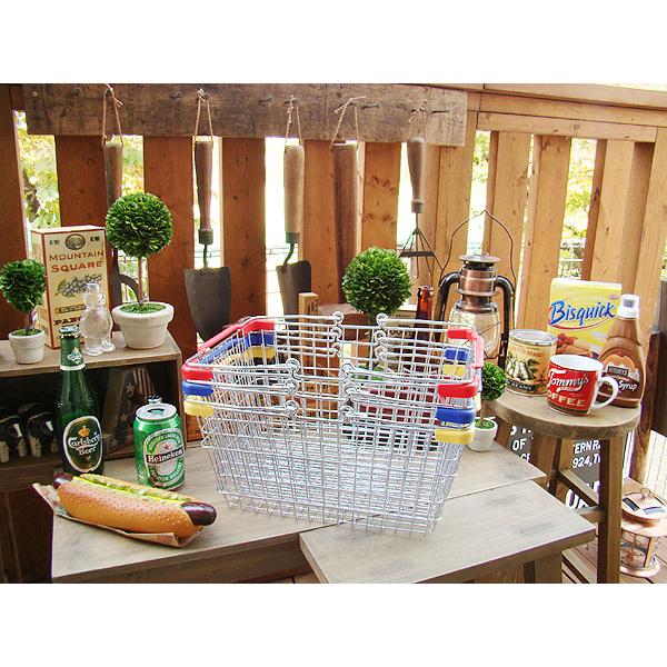 ダルトン　マーケットバスケット　Sサイズ　（クロームボディ/レッド）　■　アメリカン雑貨　アメリカ雑貨　DULTON 爆買 | DULTON | 05