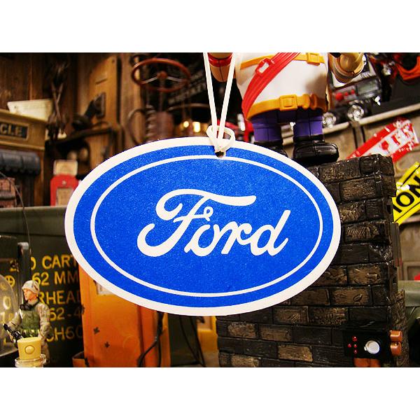 レーシングエアーフレッシュナー（フォードロゴ） アメリカ雑貨
