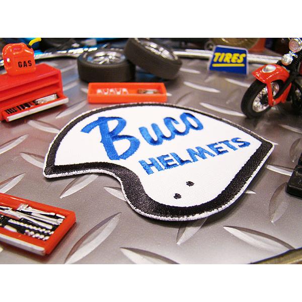 セール特価品 ブコヘルメットのワッペン アメリカ雑貨 アメリカン雑貨 アイロン 人気 ブランド おしゃれ エンブレム 車 アルファベット ロゴ ミニ