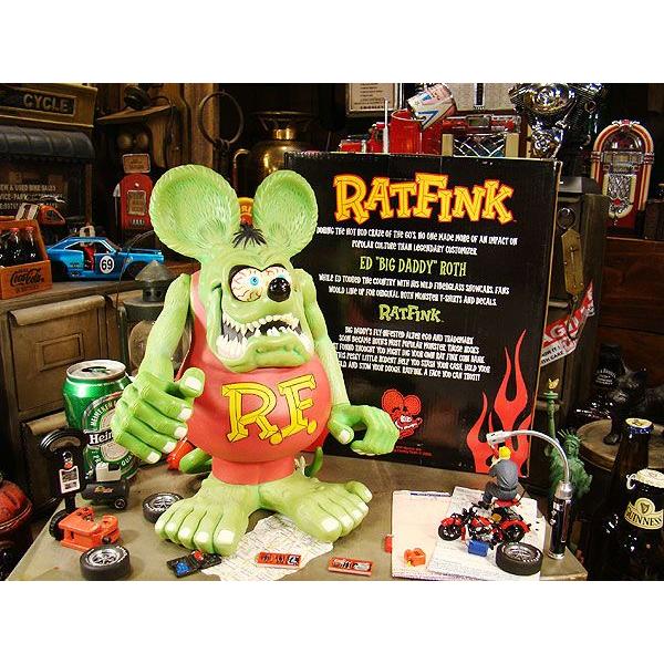 RAT FINK ファンコ ラットフィンク 12インチ バンク アメリカ RAT FINK ファンコ ラットフィンク 12インチ バンク アメリカ