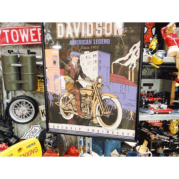 ハーレーダビッドソン　ビッグアートフレーム　（アメリカンレジェンド） アメリカン雑貨 アメリカ雑貨_2