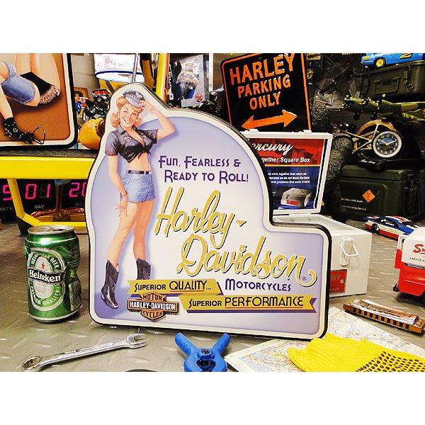 Harley Davidson ハーレーダビッドソン ピンナップガール サイン