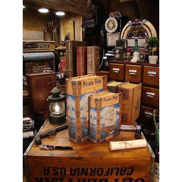 古めかしい洋書みたいな小物入れ ブックボックス 2冊セット （No.32