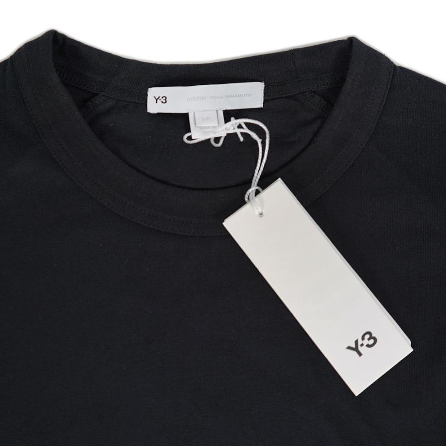 Y-3 ワイスリー メンズTシャツ (BLACK) 半袖レイヤードバッグロゴT