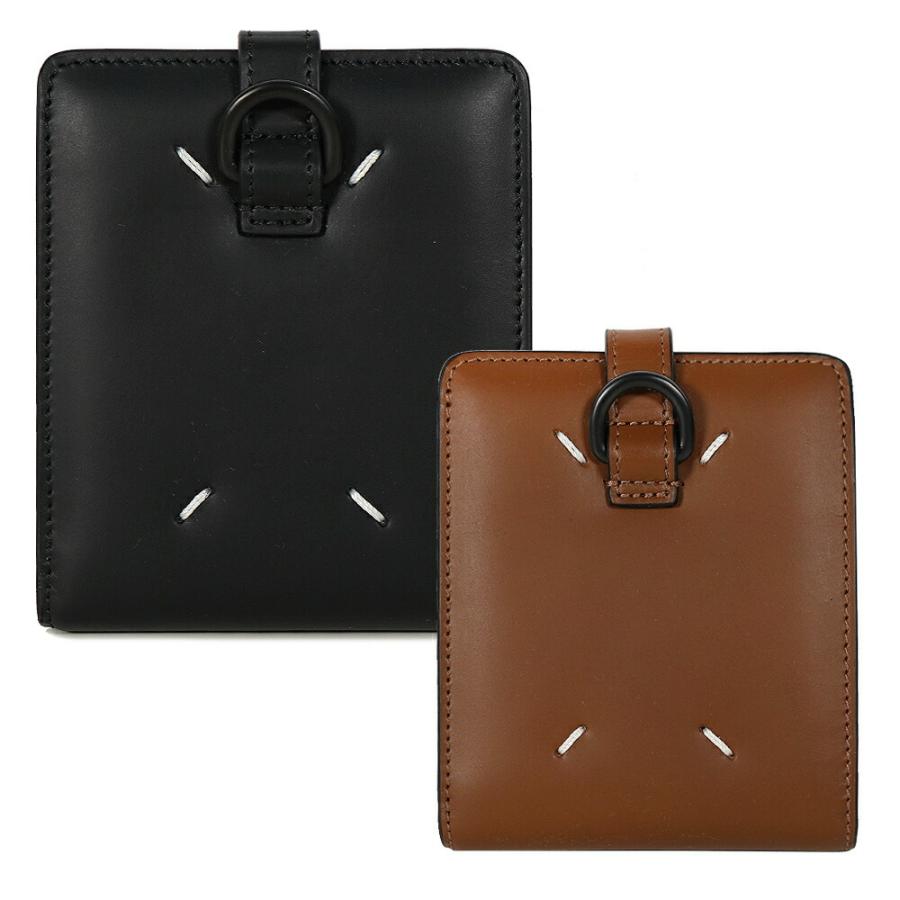 安さ販売 - 新品未使用 メゾンマルジェラ 2つ折り財布 小銭入れ付き