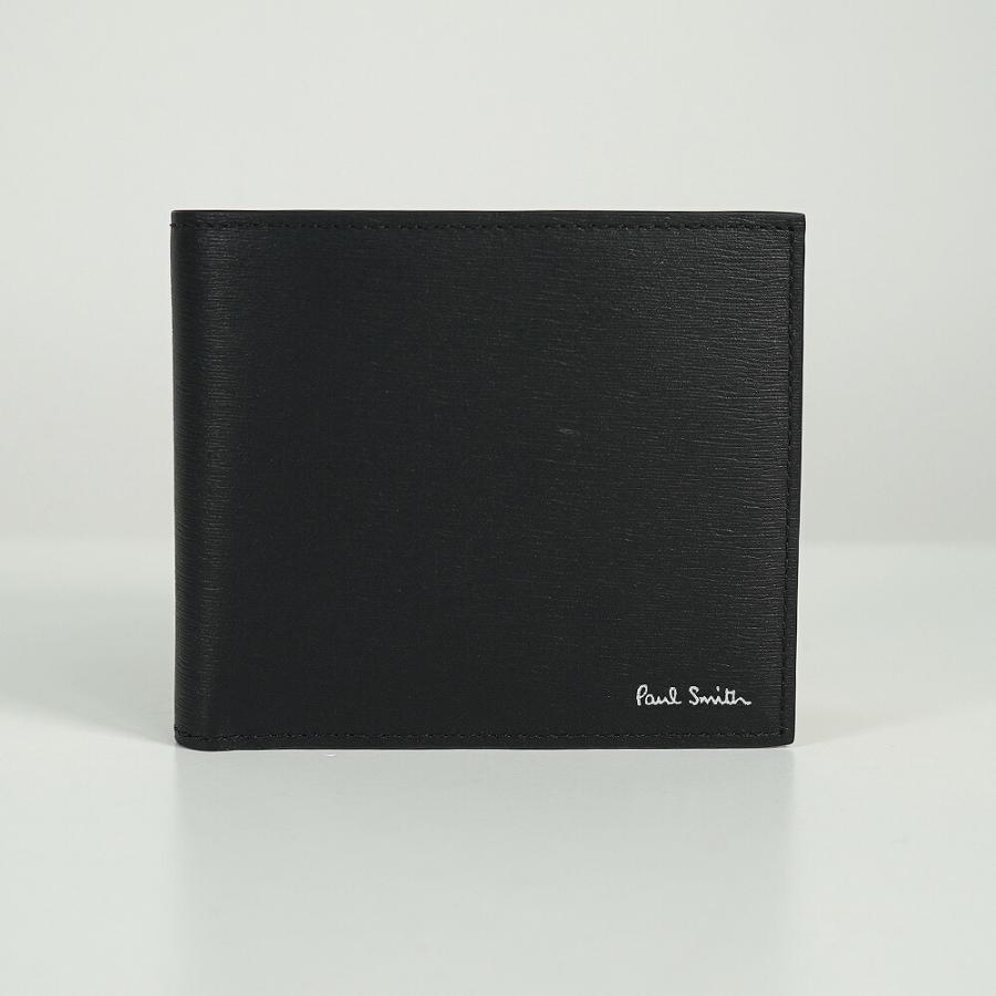 【10％OFFクーポン 5/29まで】PAUL SMITH ポールスミス メンズ 二つ折り財布 WALLET BF STRAW【M1A-4832-HSTRGS】｜canetshop｜02