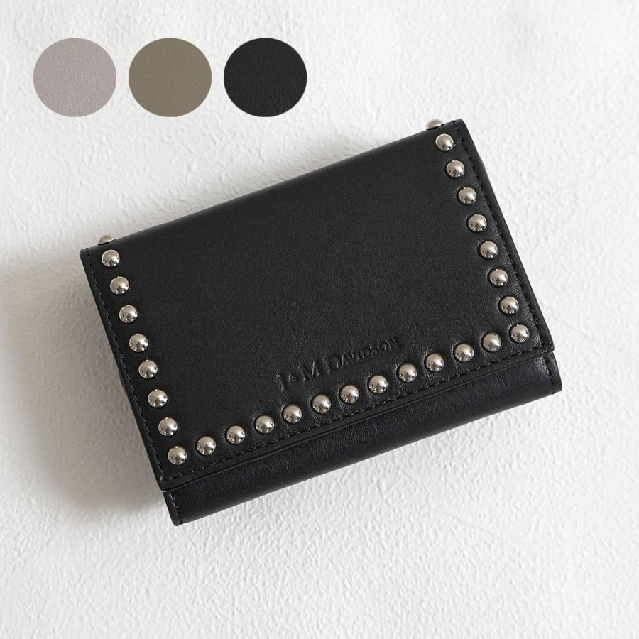 全品10%OFFクーポン配布】J&M DAVIDSON 三つ折り財布 ジェーアンドエム