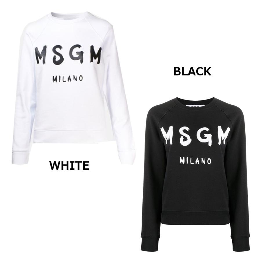 Msgm スウェット レディース エムエスジーエム ブラシストロークロゴ Regular Sweatshirt With Brushstroke Msgm Logo 全2色 2441mdm Import Brand Shop Daluma 通販 Yahoo ショッピング