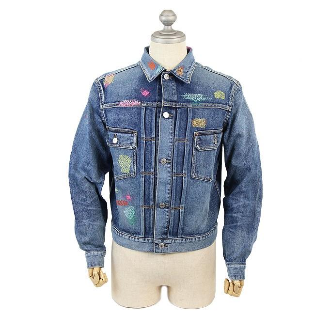 Dior 19SS ボロ刺繍 デニムジャケット Gジャン 46