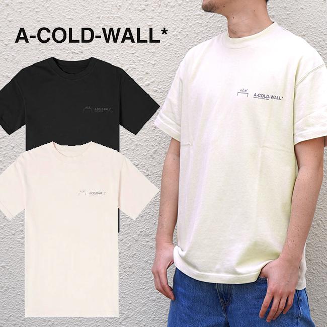 【10％OFFクーポン】A-COLD-WALL ア コールド ウォール Tシャツ ACW TEE LOGO CREWNECK T-SHIRT  リフレクタープリント (全2色) 【ACW-MTS001WHL】 :acw-mts001whl:Import brand Shop DALUMA -  通販 -
