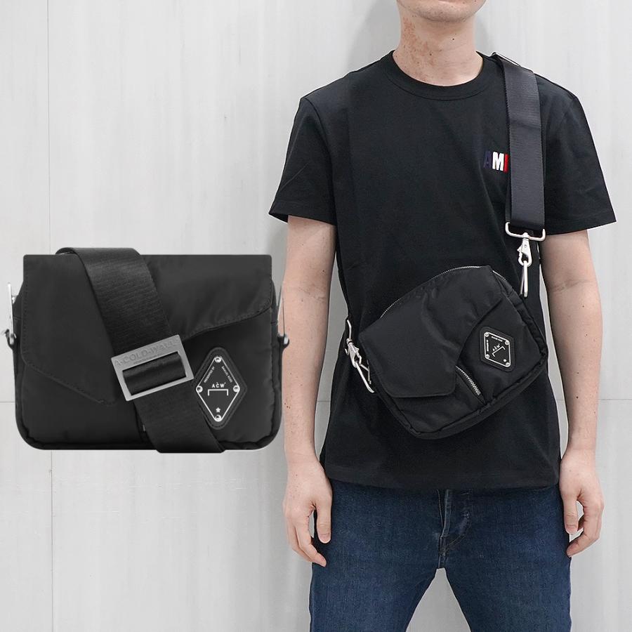 A COLD WALL ア コールド ウォール ボディバッグ ACW LOGO CROSSBODY BAG ブラック パッド エンベロープ