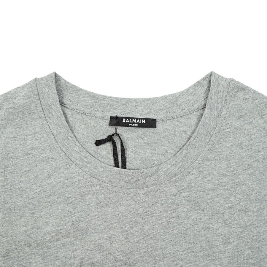 バルマン BALMAIN Tシャツ ロゴ メンズ BALMAIN FLOCK & FOIL T-SHIRT -BULKY FIT【CH1EG010BB99】｜canetshop｜03