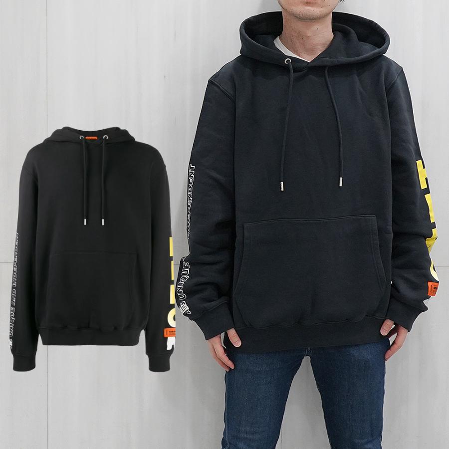 Heron Preston パーカー ヘロンプレストン パーカー 袖プリント Hoodie Skull Off Black Multi 04 Off Black Hmbb004f Prettyfunnyballoons Com