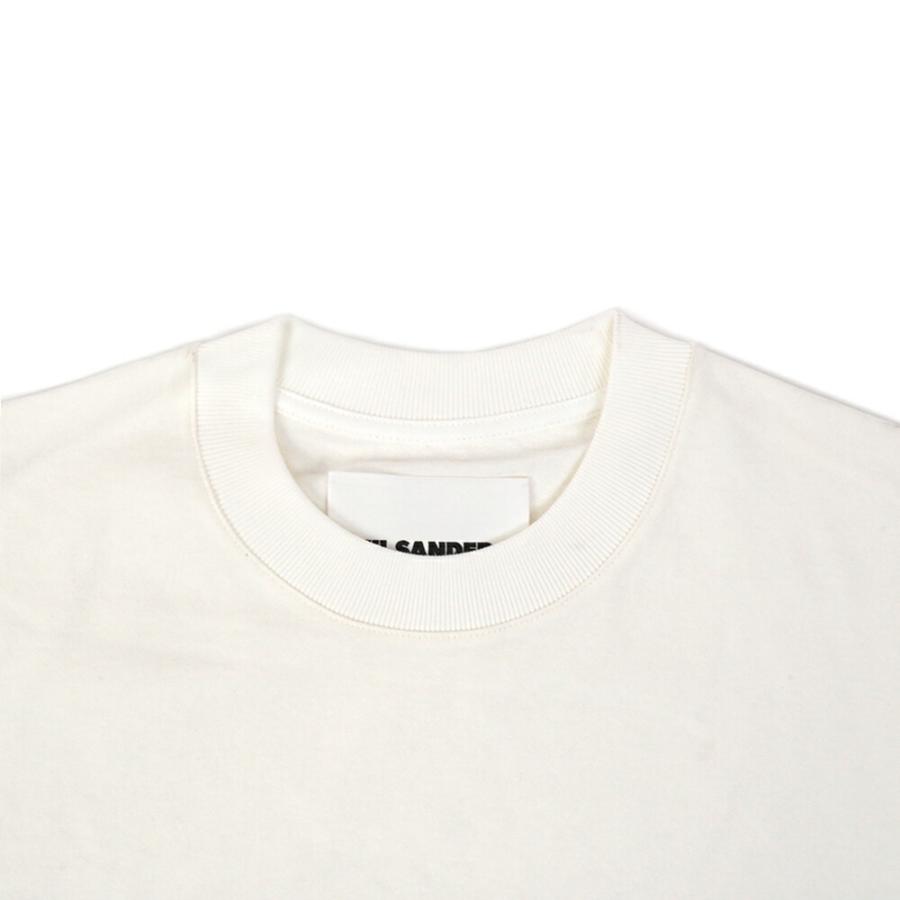 【5/5限定 10％OFFクーポン】JIL SANDER ジルサンダー ロゴ Tシャツ クルーネック メンズ STIFF LIGHTWEIGHT COTTON JERSEY【j21gc0001-j45148】｜canetshop｜03