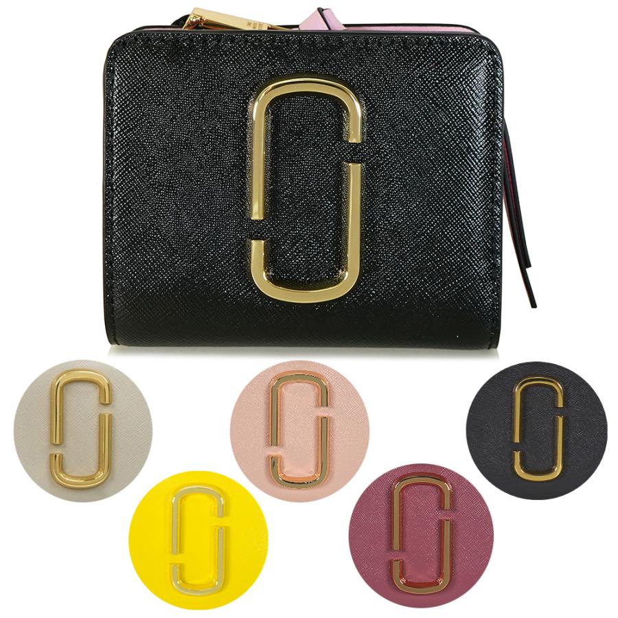 マークジェイコブス Marc Jacobs 二つ折り財布 二つ折り財布 レディース 二つ折りコンパクト財布 バイカラー Snapshot 全6色 Mならショッピング ランキングや口コミも豊富なネット通販 更にお得なpaypay残高も スマホアプリも充実で毎日どこからでも気になる