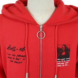 Off White パーカー オフホワイト メンズ Monalisa Zipped Hoodie Red Ombe001s Ombe001s Import Brand Shop Daluma 通販 Yahoo ショッピング