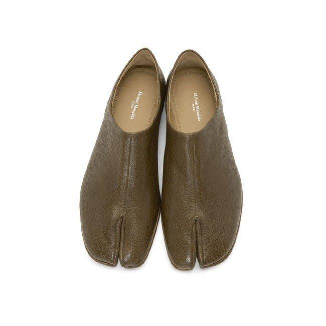 MAISON MARGIELA タビ メゾンマルジェラ tabi 足袋 かかとが踏める バブーシュ ローファー スリッポン T7429 / MILITARY OLIVE S57WR0051-P2696 :s57wr0051-p2696:Import brand Shop DALUMA - 通販 -
