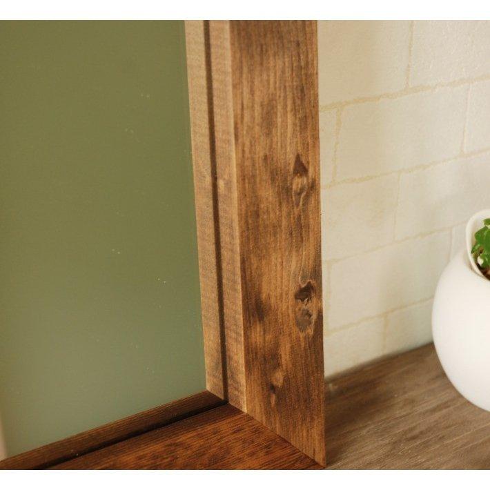 北欧レトロ 木製フレーム スタンドミラー 壁掛けミラー 姿見 等身鏡