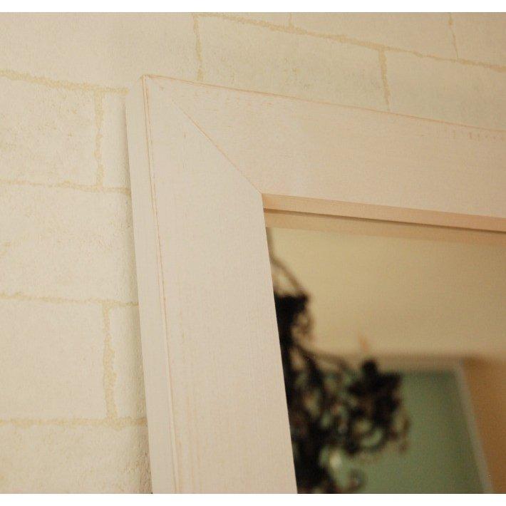 鏡 ミラー スタンド CAM-STL-70×180WH ホワイト 白 文字入り ステンシル 姿見 大型 おしゃれ 全身 北欧 ジャンボ アンティーク風  ナチュラル シンプル レトロの画像