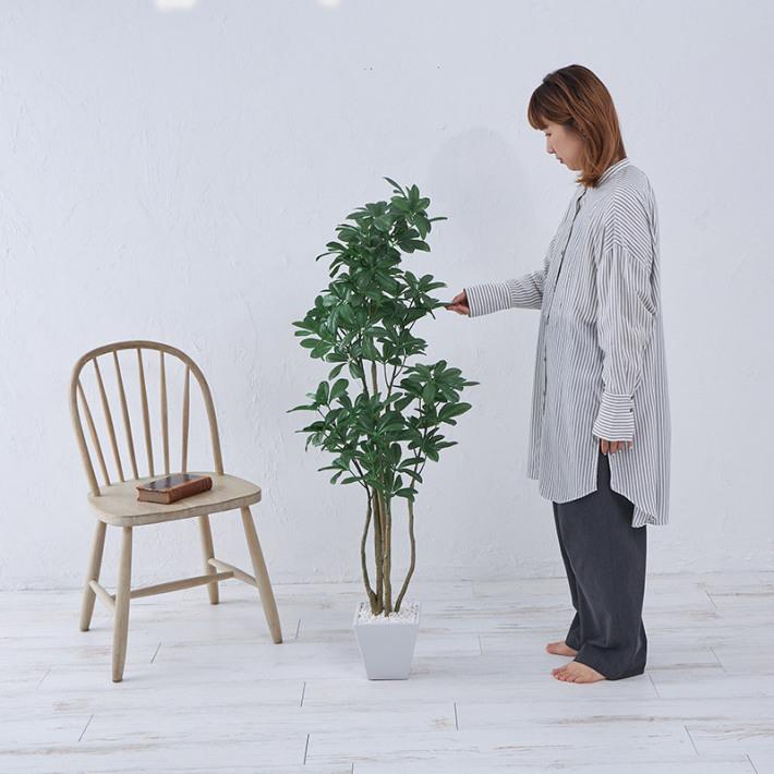 人工観葉植物 光触媒 フェイクグリーン カボック  126cm 造花 観葉植物 人工植物 消臭 抗菌 インテリア アートフラワー ギフト｜canffy｜09