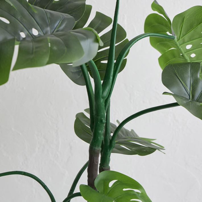 ⑮再・再値下げ【処分価格】新品 モンステラ 140cm 人工観葉植物 インテリア フェイクグリーン 観葉植物 フェイク グリーン 人工観葉植物 大型 おしゃれ 室内 光触媒