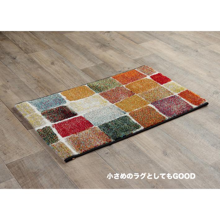 玄関マット おしゃれ 70×120 ラグ 小さめ ラグマット シャギー