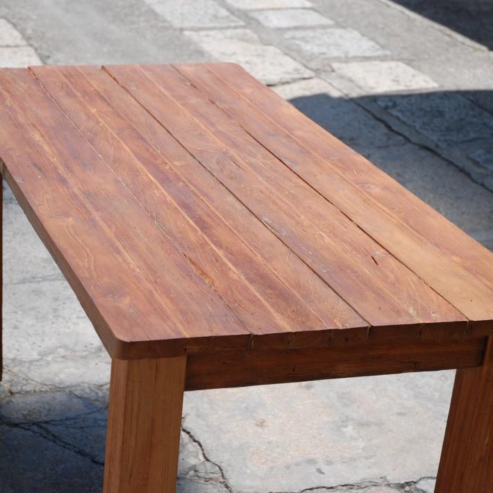 アンティーク/ヴィンテージ　テーブル　無垢材　古材　検】英国アンティーク 古木風 ダイニングテーブル アンティーク風 古材風 木製 天然木