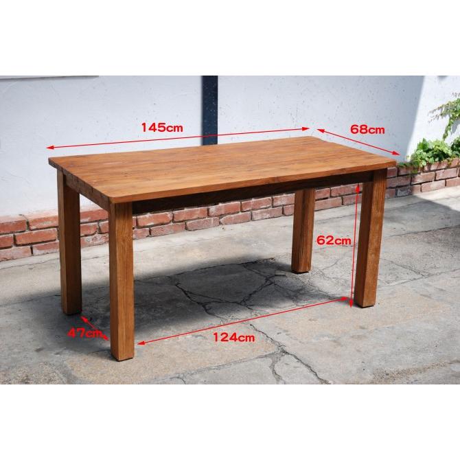 アンティーク チーク古材 テーブル CTOT-0001-1450x680 送料無料