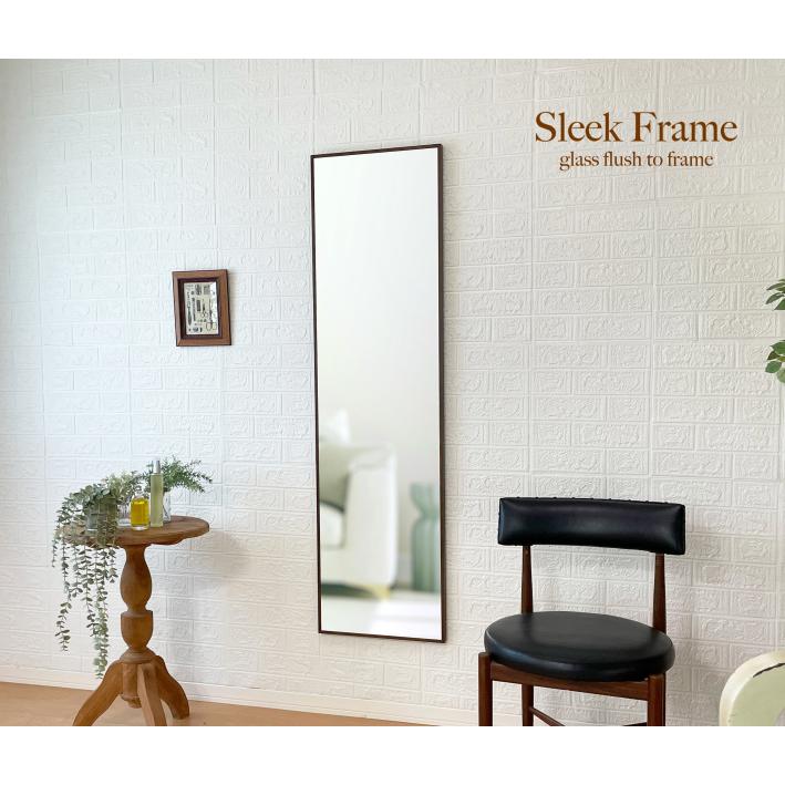 姿見 鏡 壁掛け ウォールミラー おしゃれ 日本製 北欧 42×153cm 大型