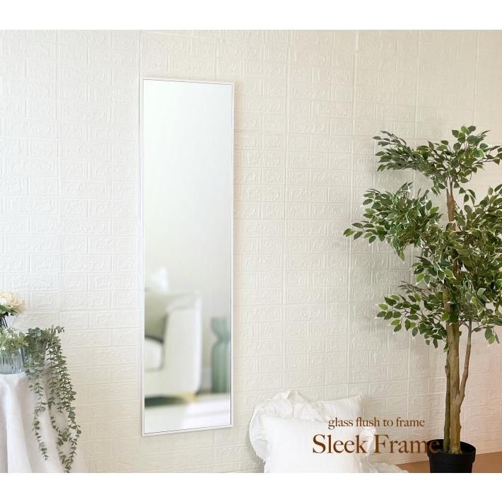 姿見 鏡 壁掛け ウォールミラー おしゃれ 日本製 北欧 42×153cm 大型