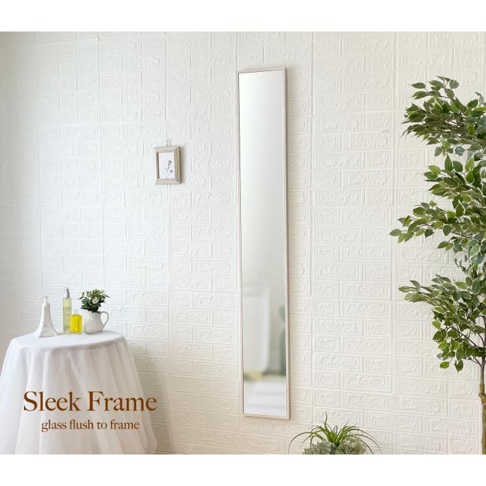 姿見 鏡 壁掛け ウォールミラー おしゃれ 日本製 北欧 22×153cm 全身