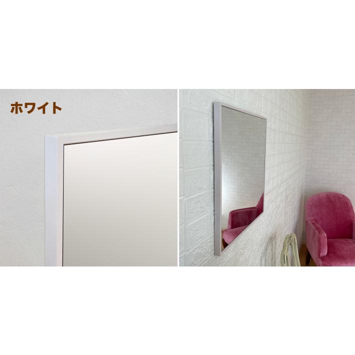 鏡 壁掛け ウォールミラー おしゃれ 北欧 日本製 52×52cm 玄関 洗面台