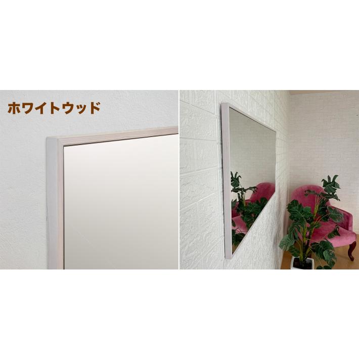 鏡 壁掛け ウォールミラー おしゃれ 北欧 日本製 52×52cm 玄関 洗面台