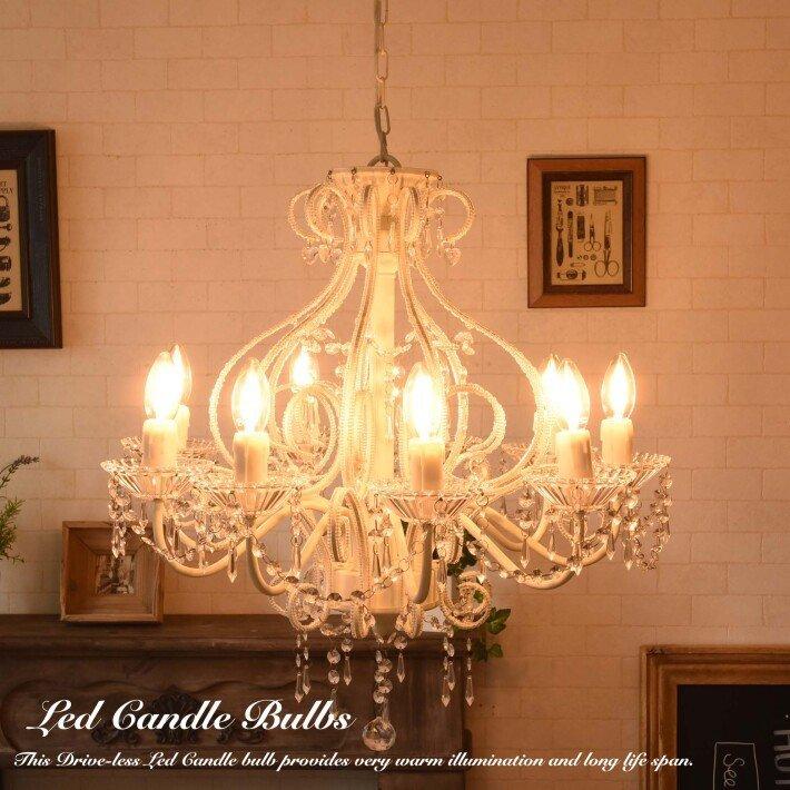 ledシャンデリア電球 E17 口金 40W相当 シャンデリア 用 電球色 約