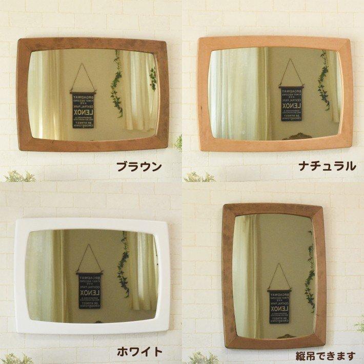 鏡 壁掛け ウォールミラー 卓上 ミラー CAM-D L おしゃれ アンティーク 北欧 木枠 木製 木目 国産 洗面所 洗面台 卓上鏡 玄関 シンプル_6