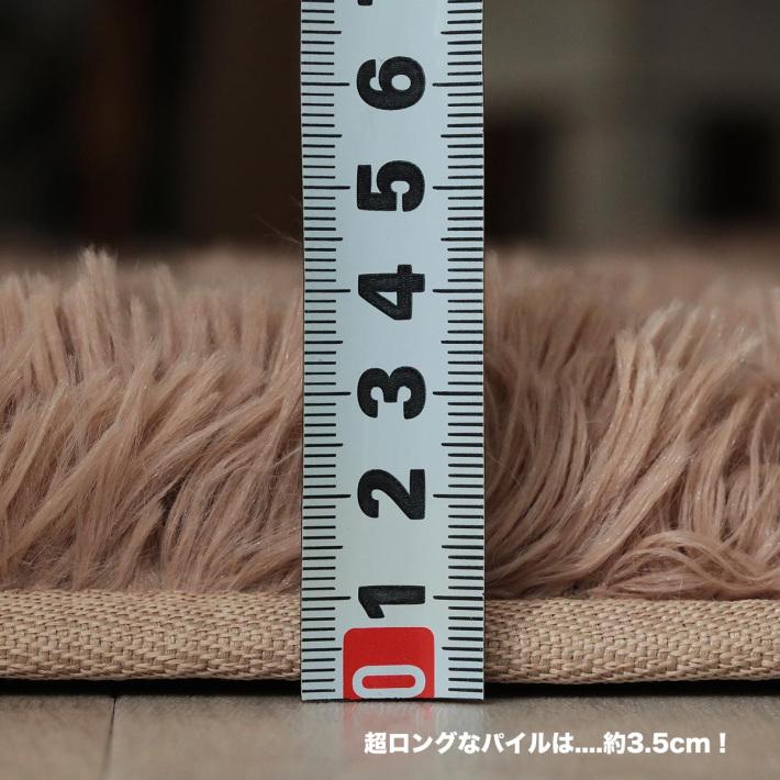 ラグ 洗える 異形 楕円 洗濯機OK オーバル 丸 厚手 ラグマット