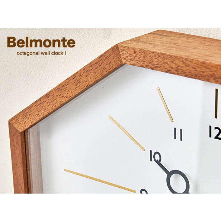 壁掛け時計 掛け時計 おしゃれ 掛時計 Belmonte ベルモンテ 電波時計  